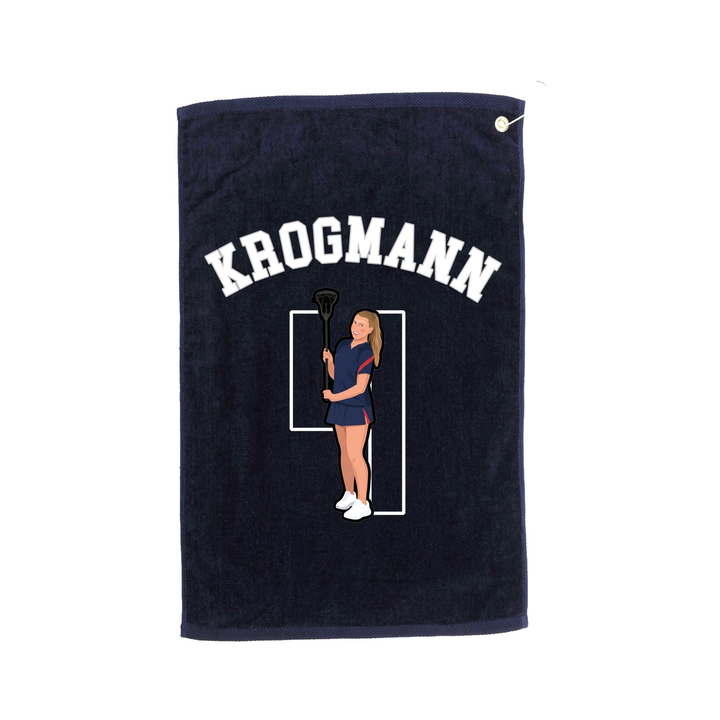 Golf Towel — Shirsey Arch in Navy