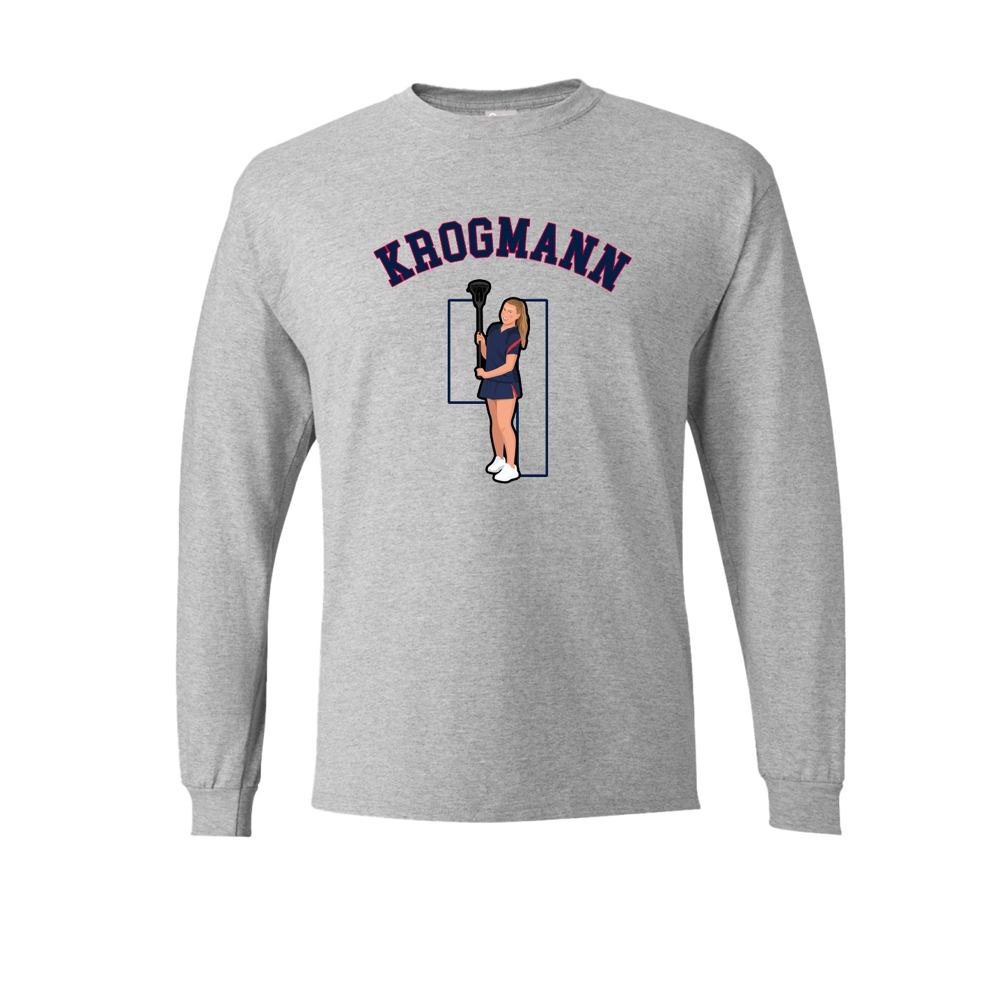 Long Sleeve Tee — Shirsey Arch in Grey
