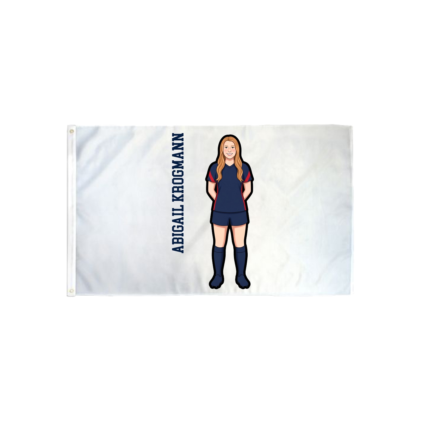 3x5 Flag — Name Vertical in Classic