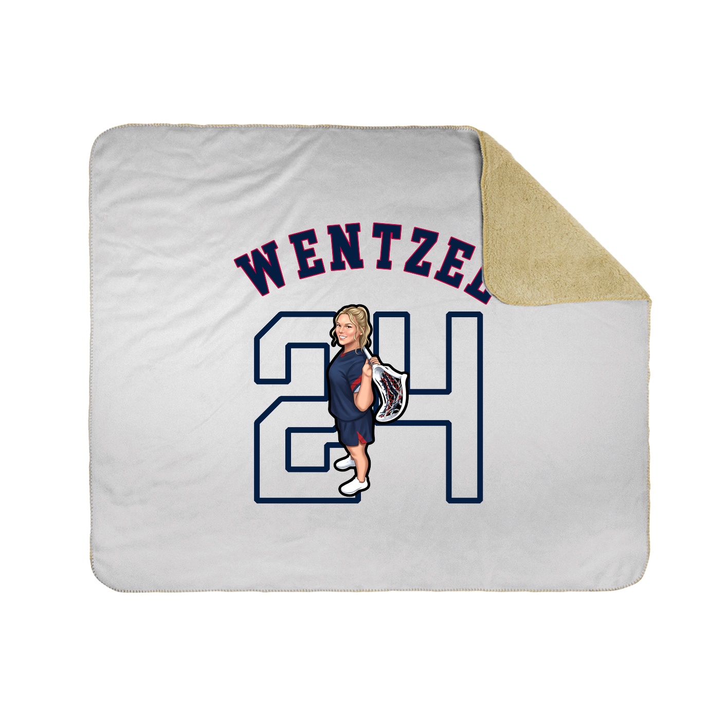 Throw Blanket — Shirsey Arch in White