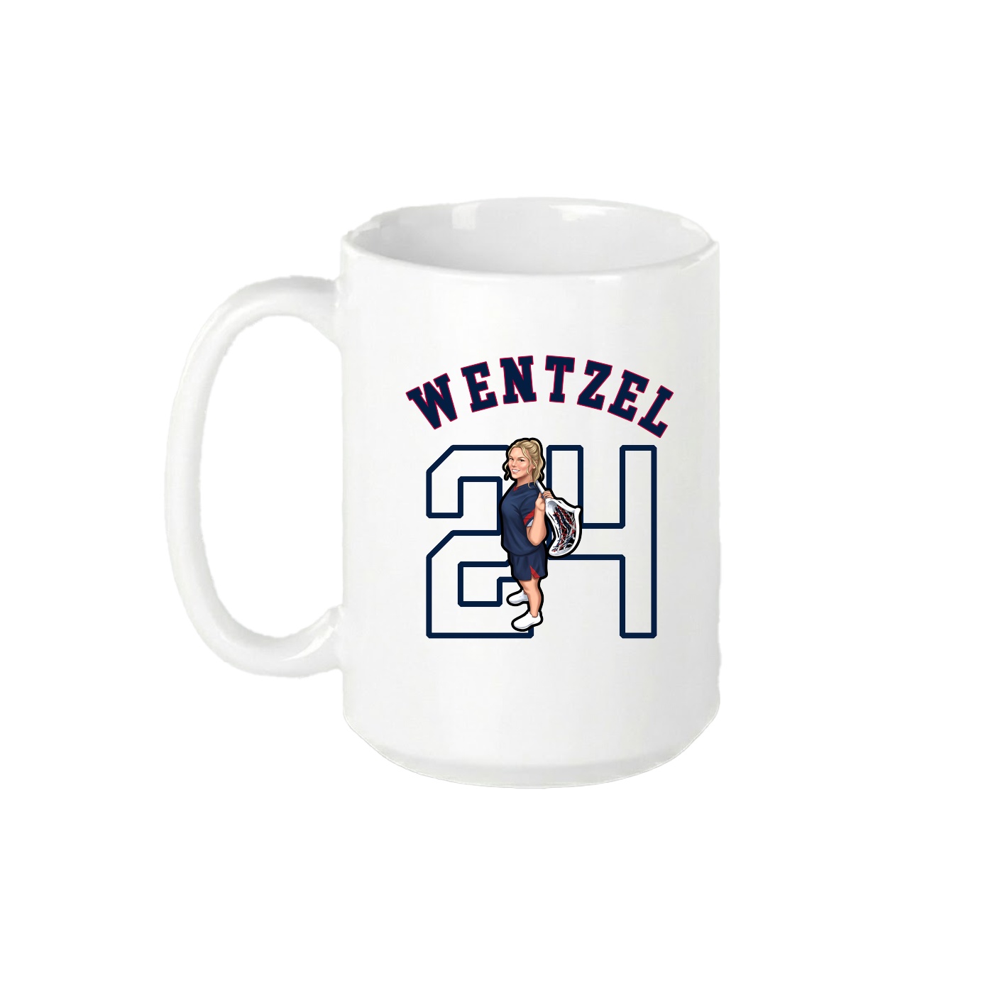 15oz Coffee Mug — Shirsey Arch in White