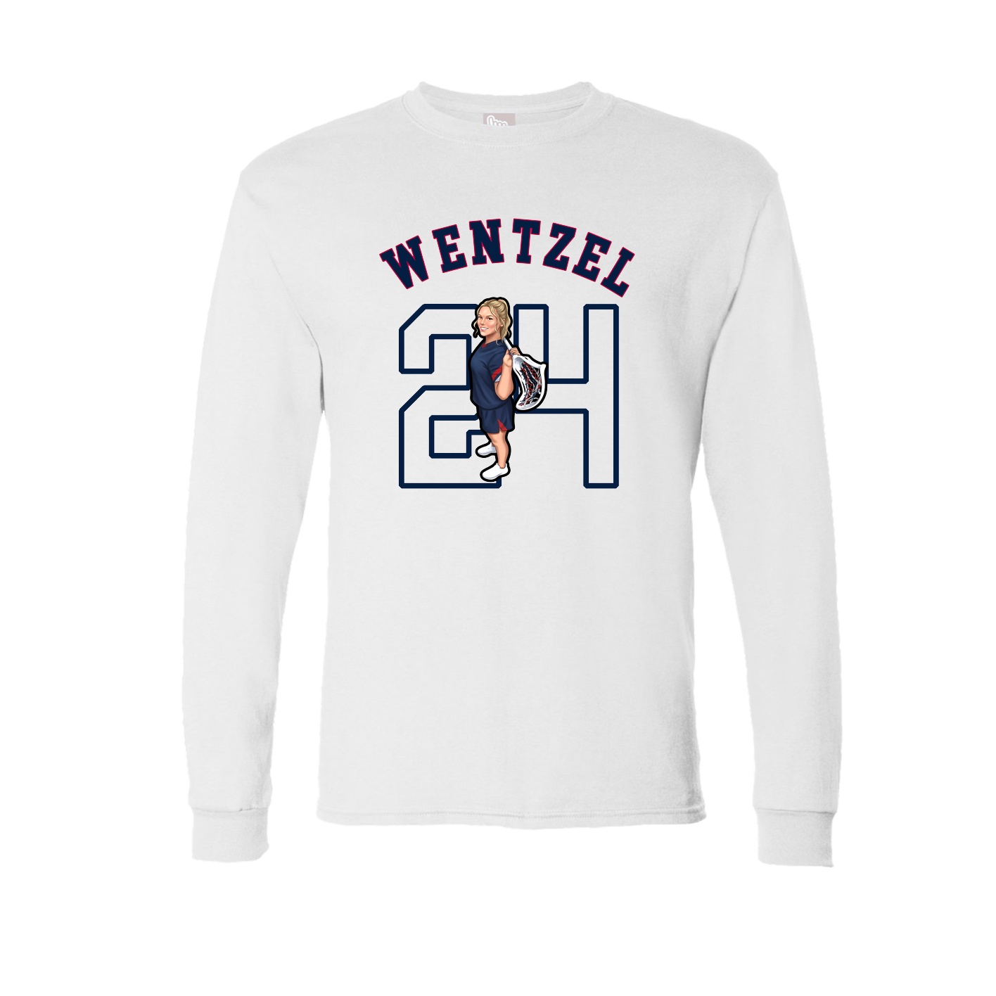 Long Sleeve Tee — Shirsey Arch in White
