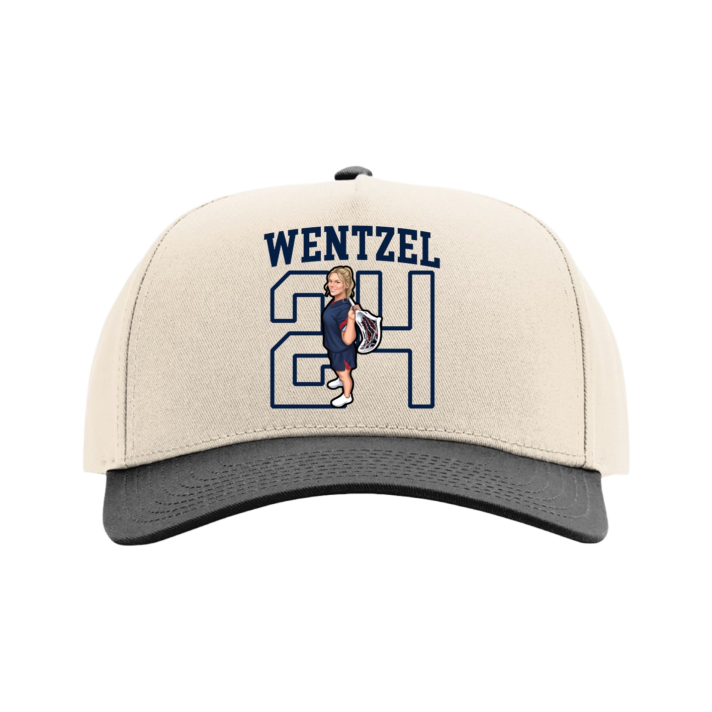 Full Fabric Five-Panel Champ Cap