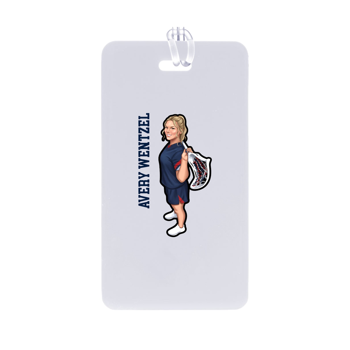 Bag Tag — Name Vertical in Classic