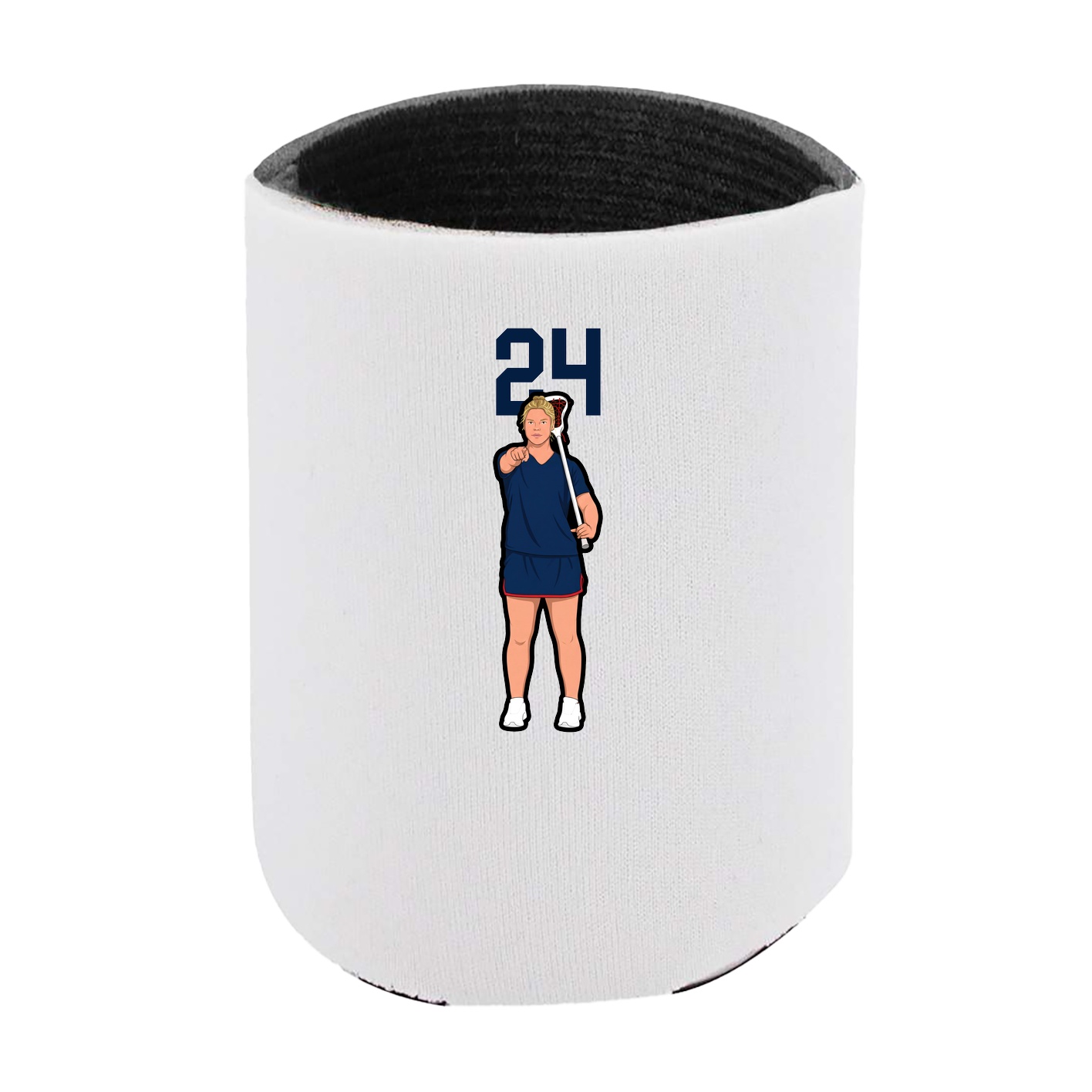 Can Holder — Number Top in White