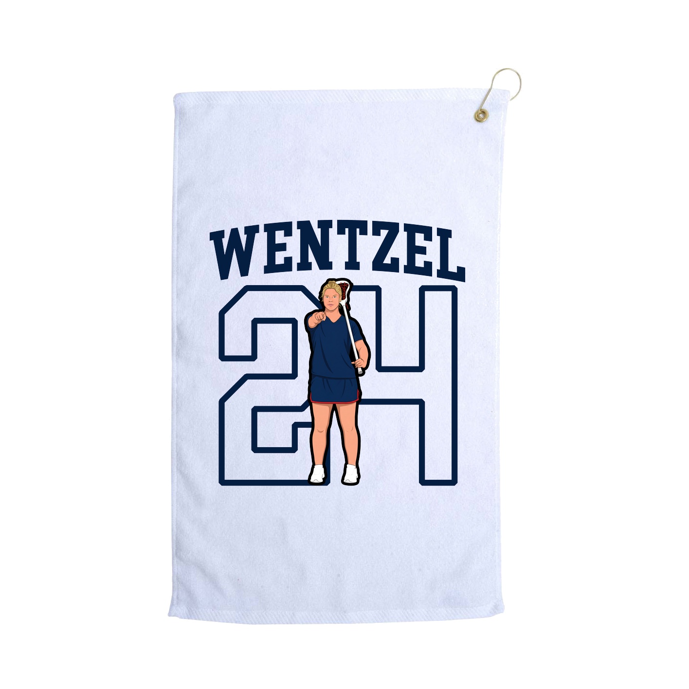 Golf Towel — Shirsey in White