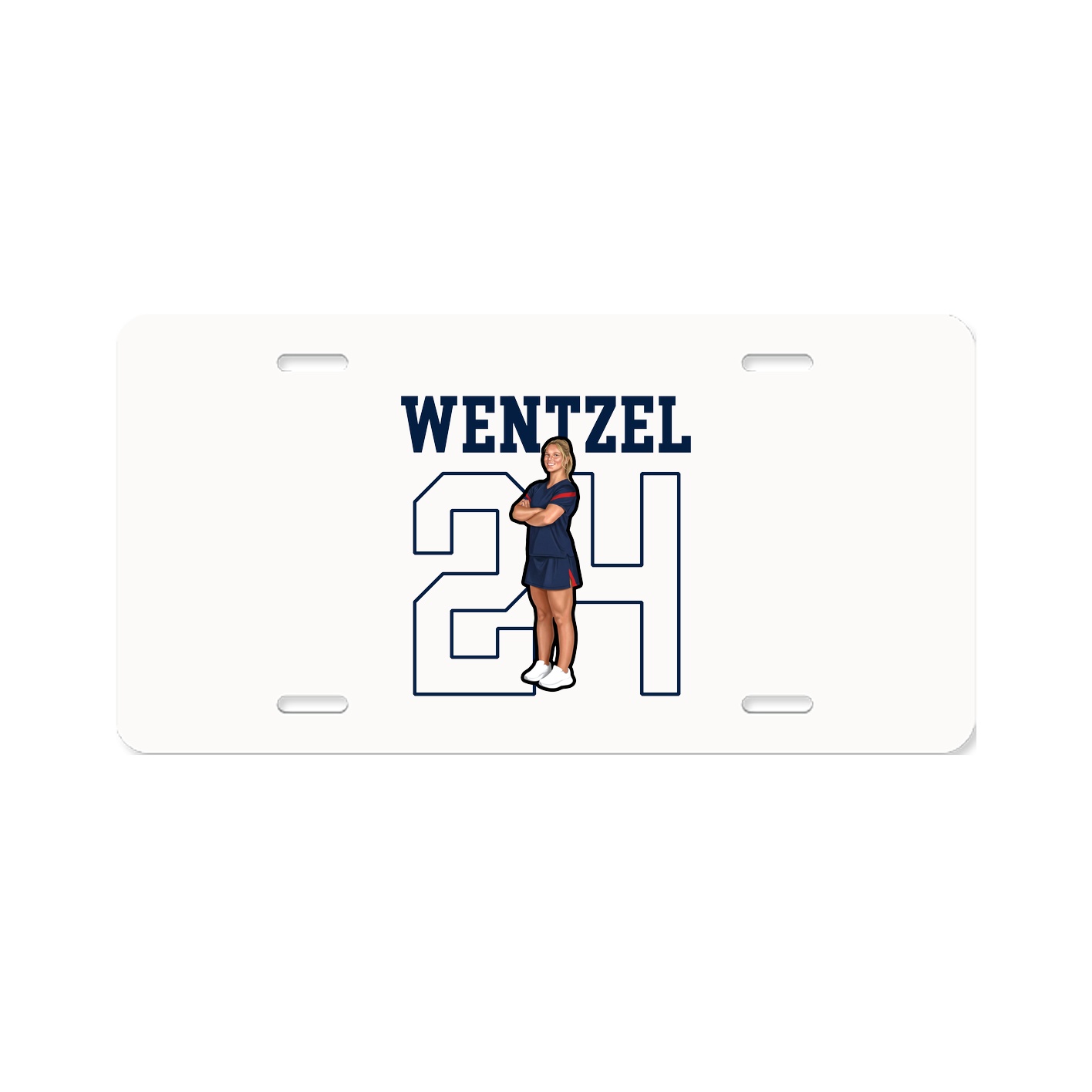 License Plate — Shirsey in Classic