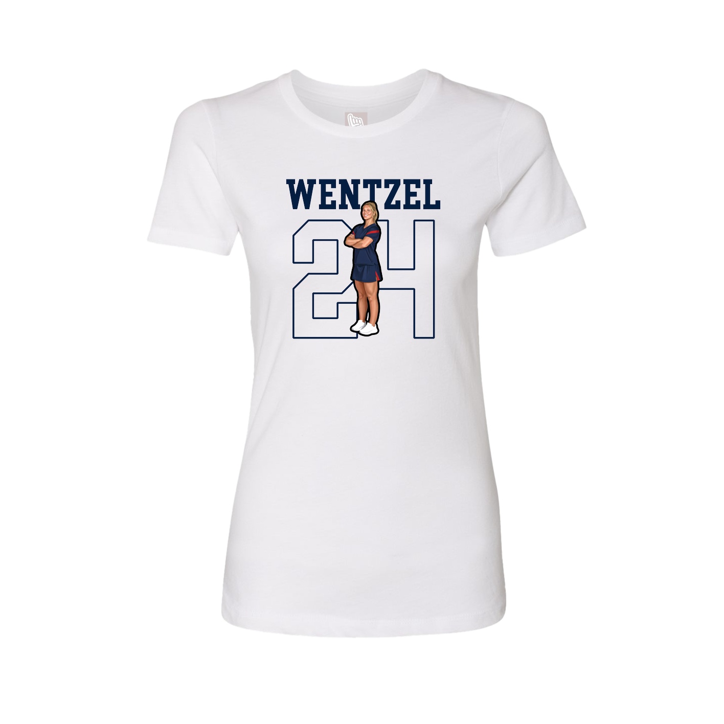 Fitted Women's Tee — Shirsey in White