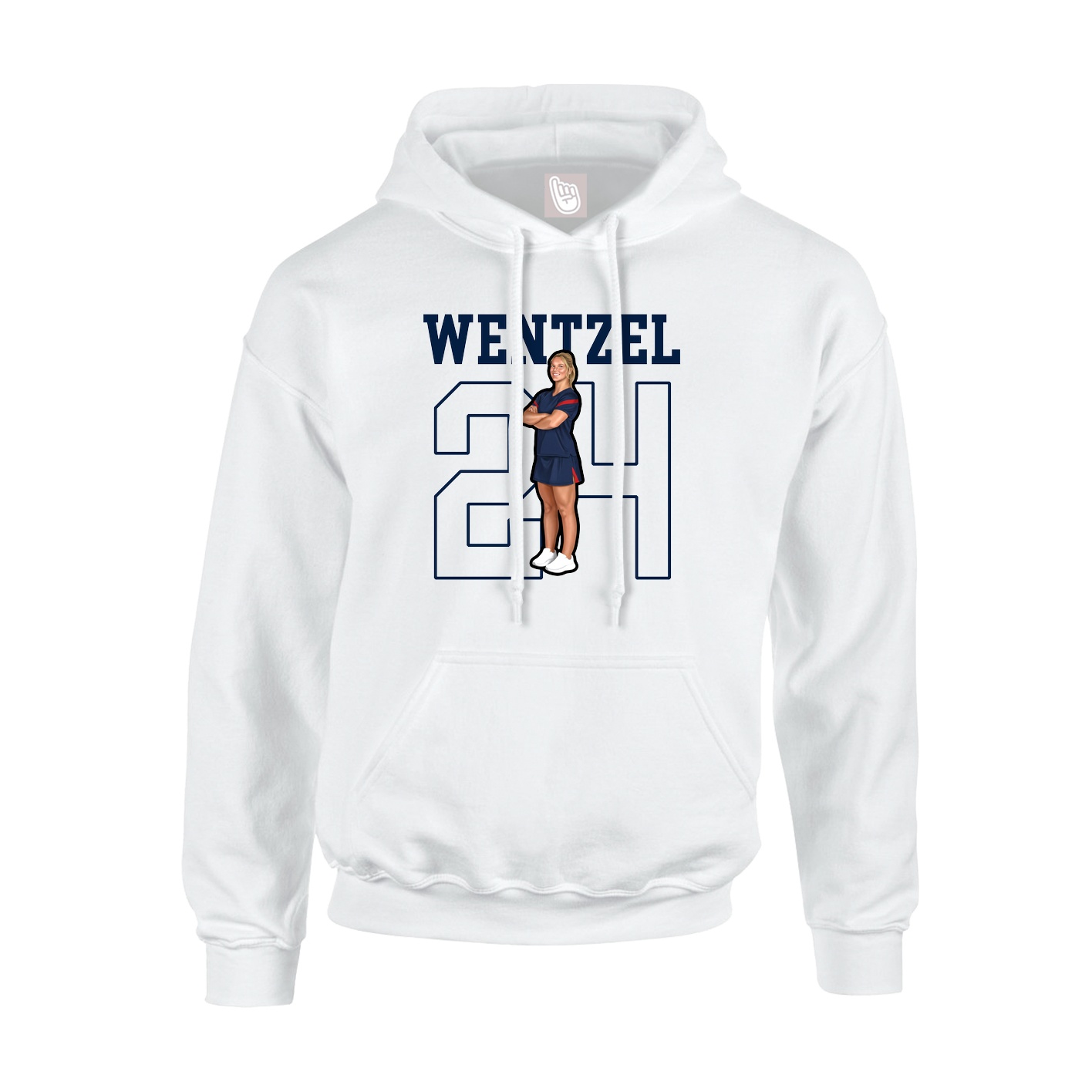Youth Hoodie — Shirsey in White