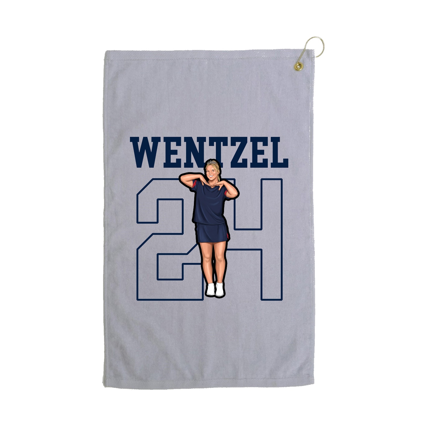Golf Towel — Shirsey in Grey