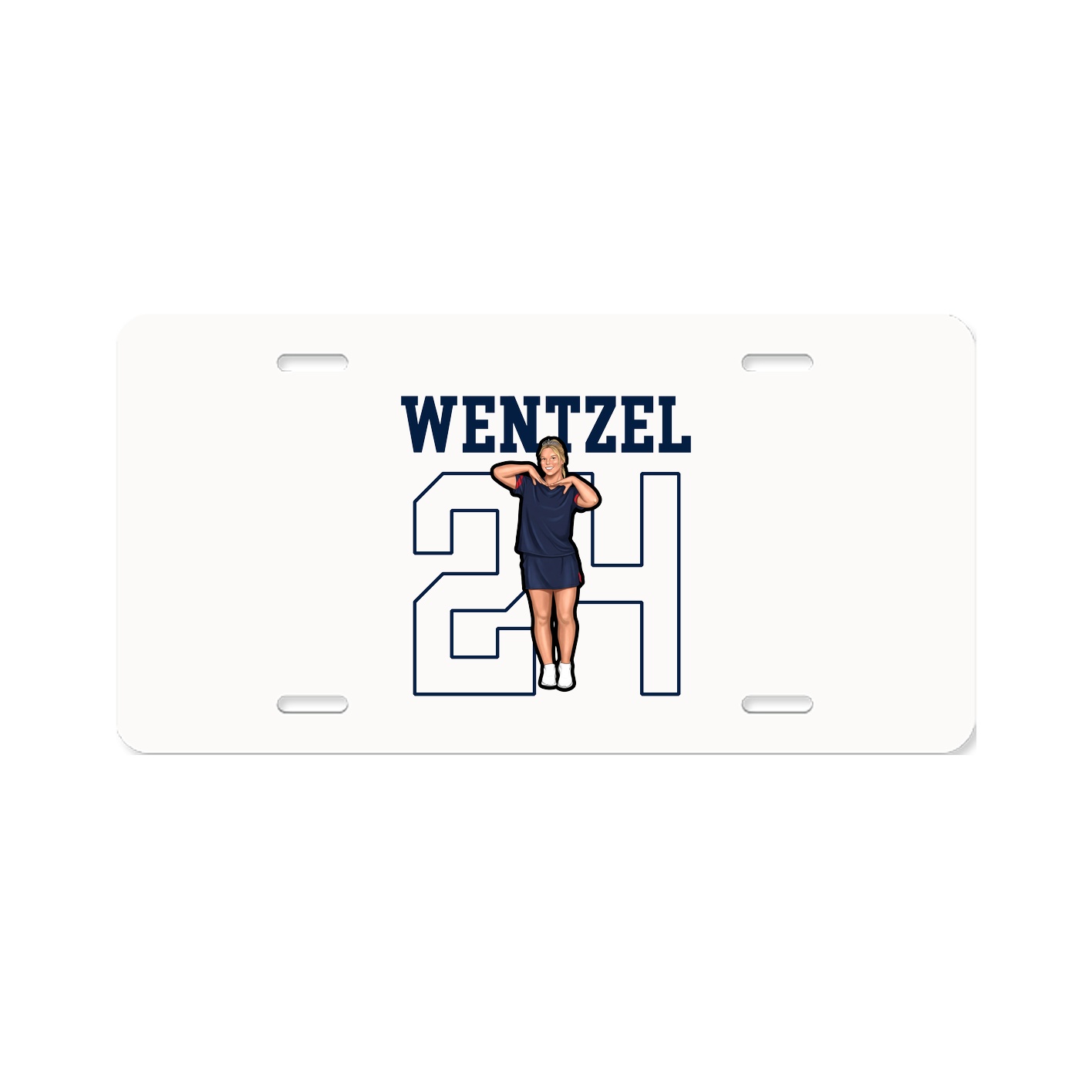 License Plate — Shirsey in Classic