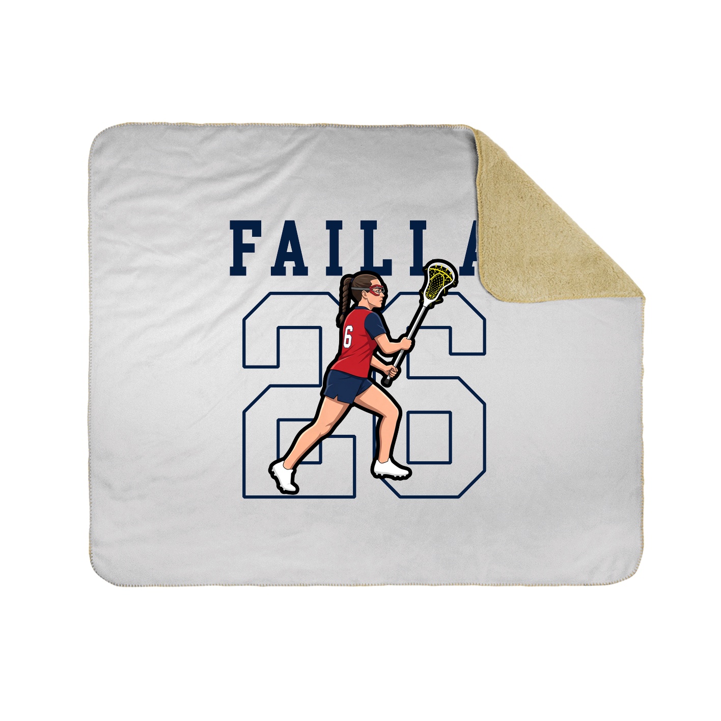 Throw Blanket — Shirsey in White