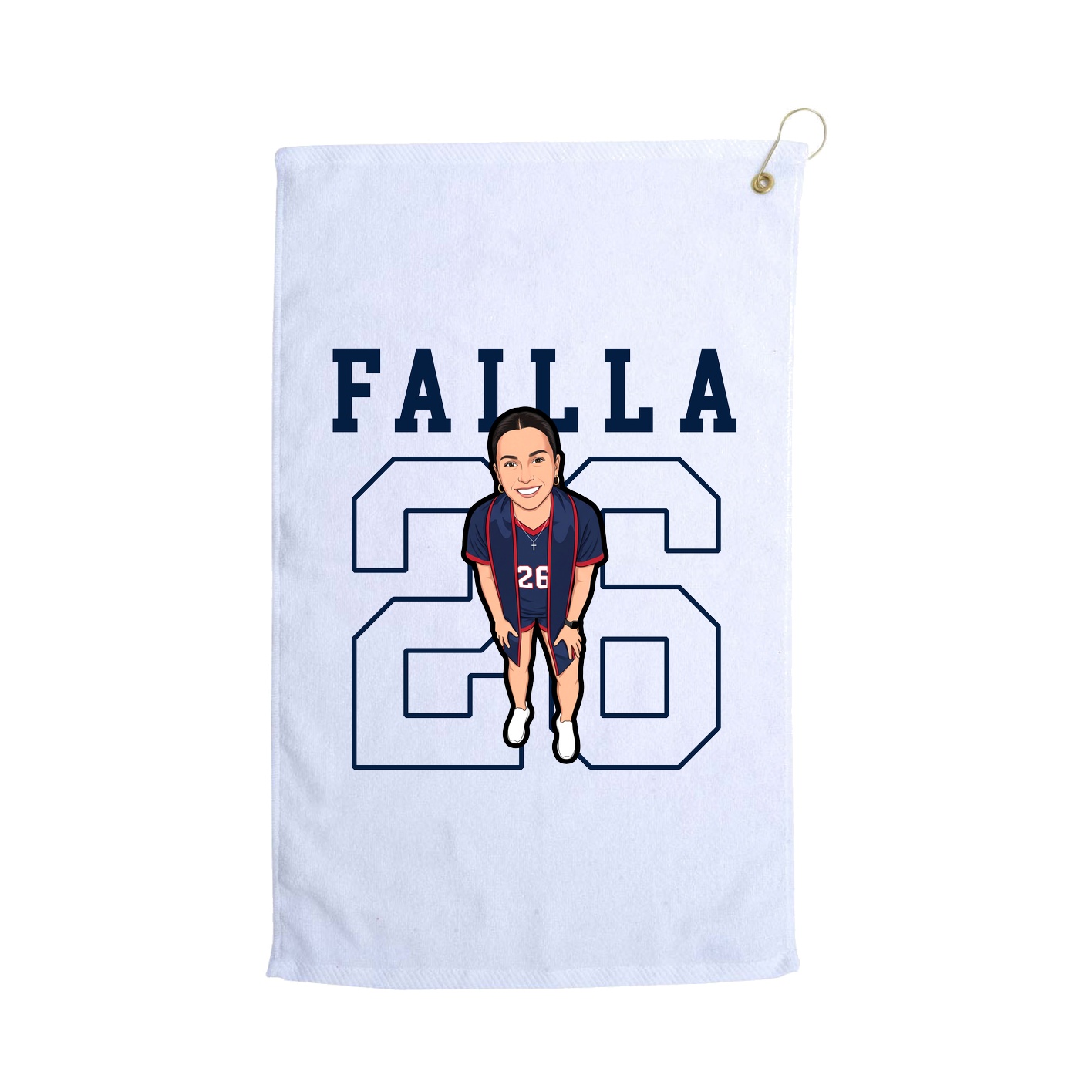 Golf Towel — Shirsey in White