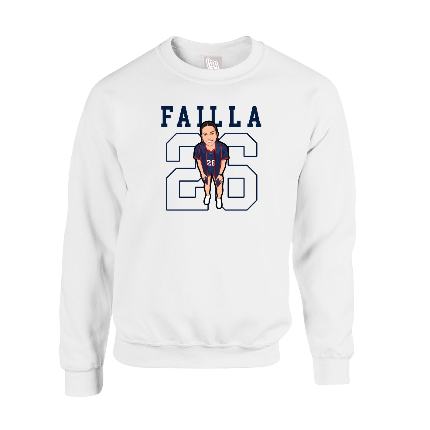 Fleece Crew — Shirsey in White