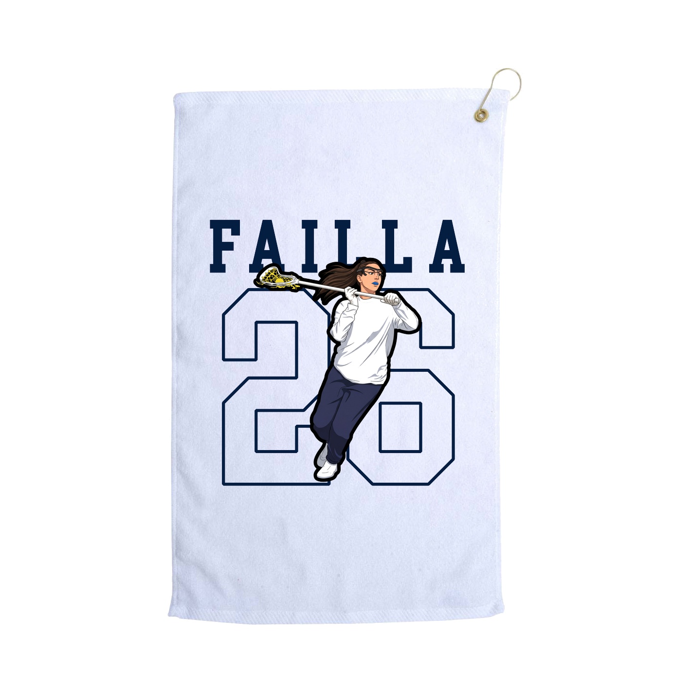 Golf Towel — Shirsey in White