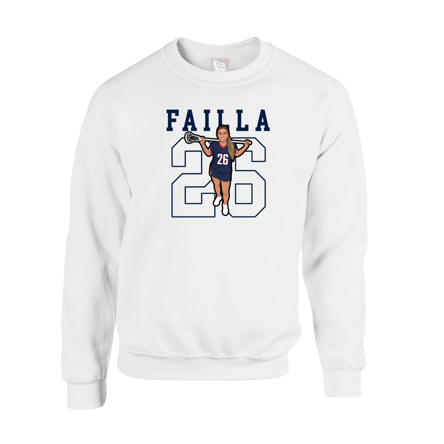 Fleece Crew — Shirsey in White