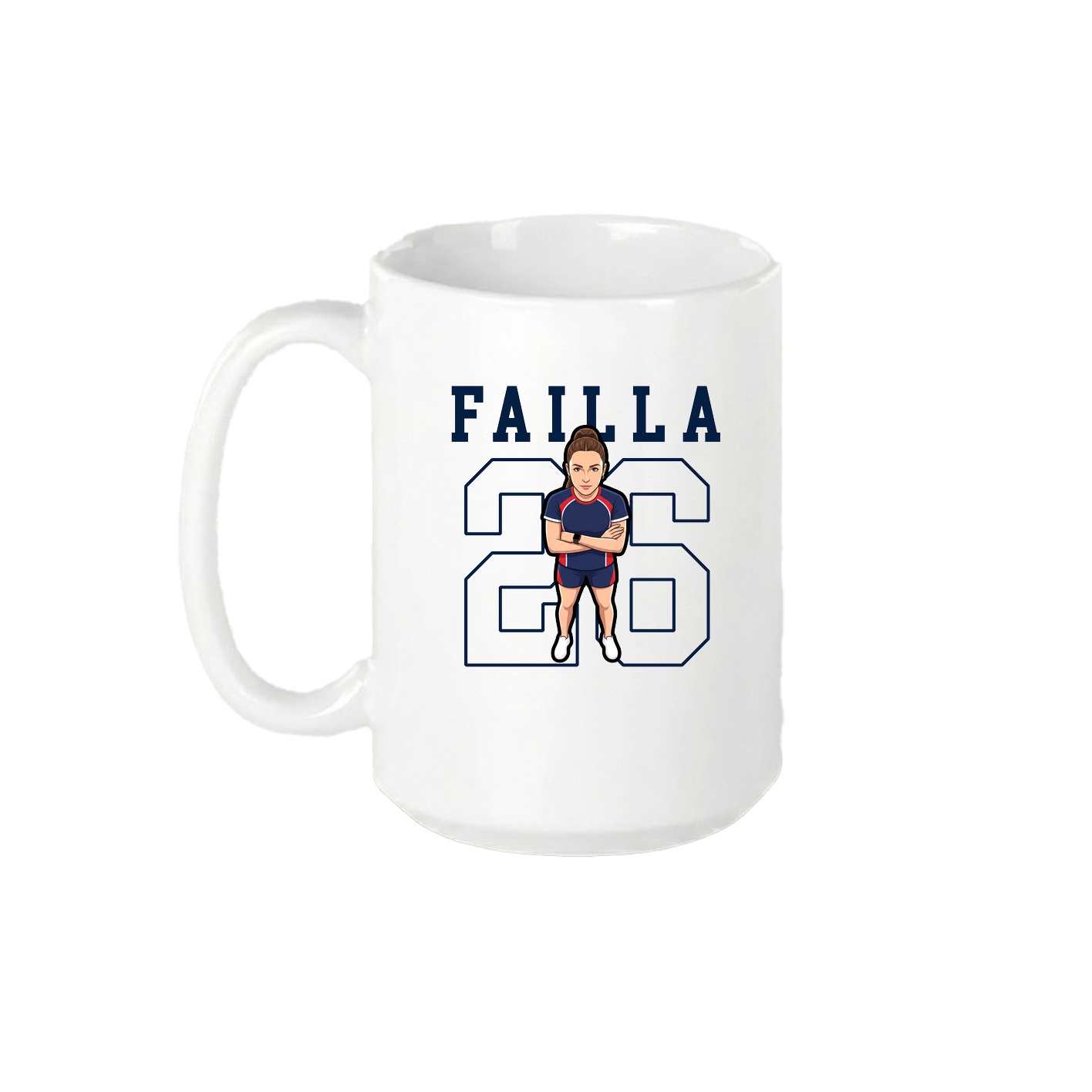 15oz Coffee Mug — Shirsey in White