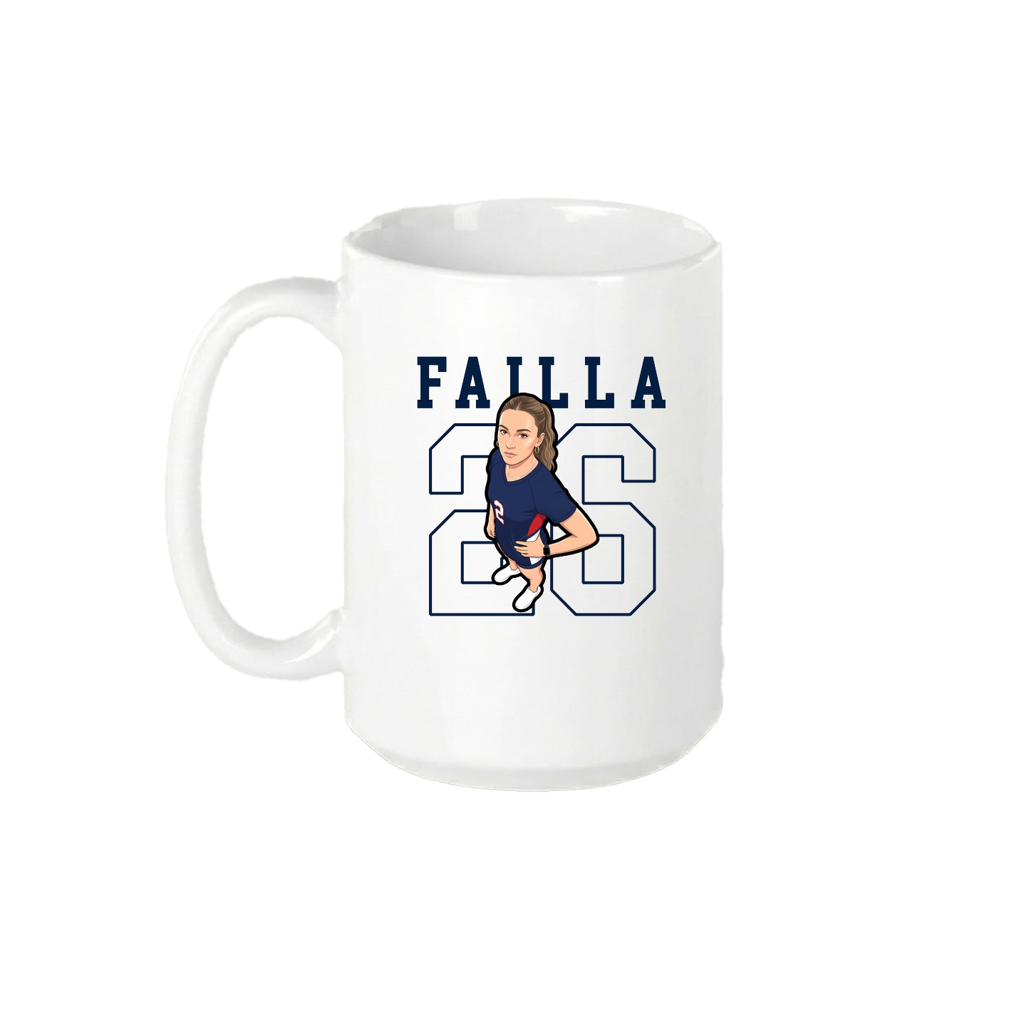 15oz Coffee Mug — Shirsey in White