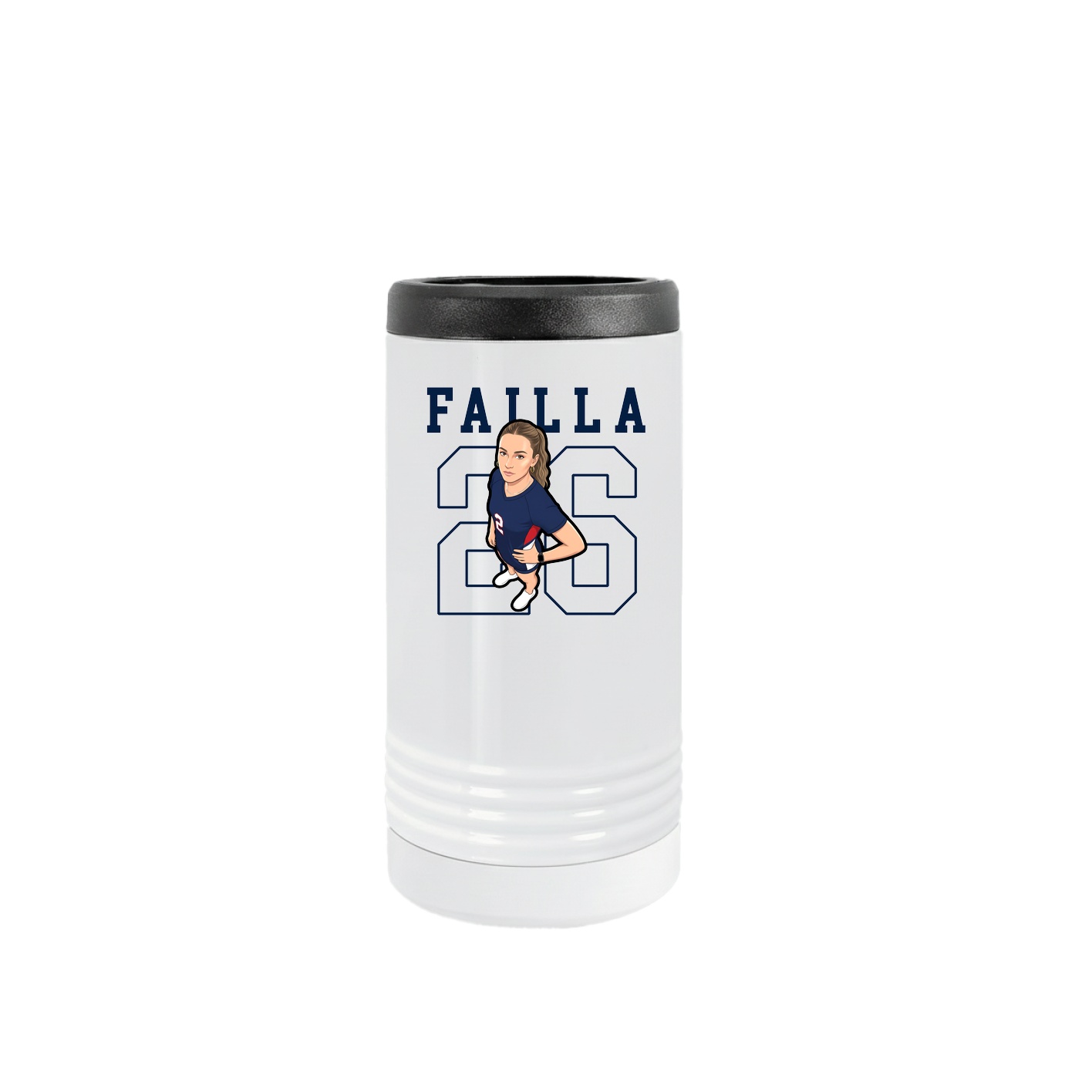 Slim Beverage Holder — Shirsey in White