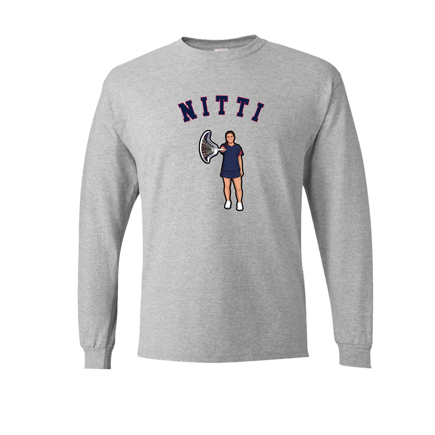 Long Sleeve Tee — Shirsey Arch in Grey