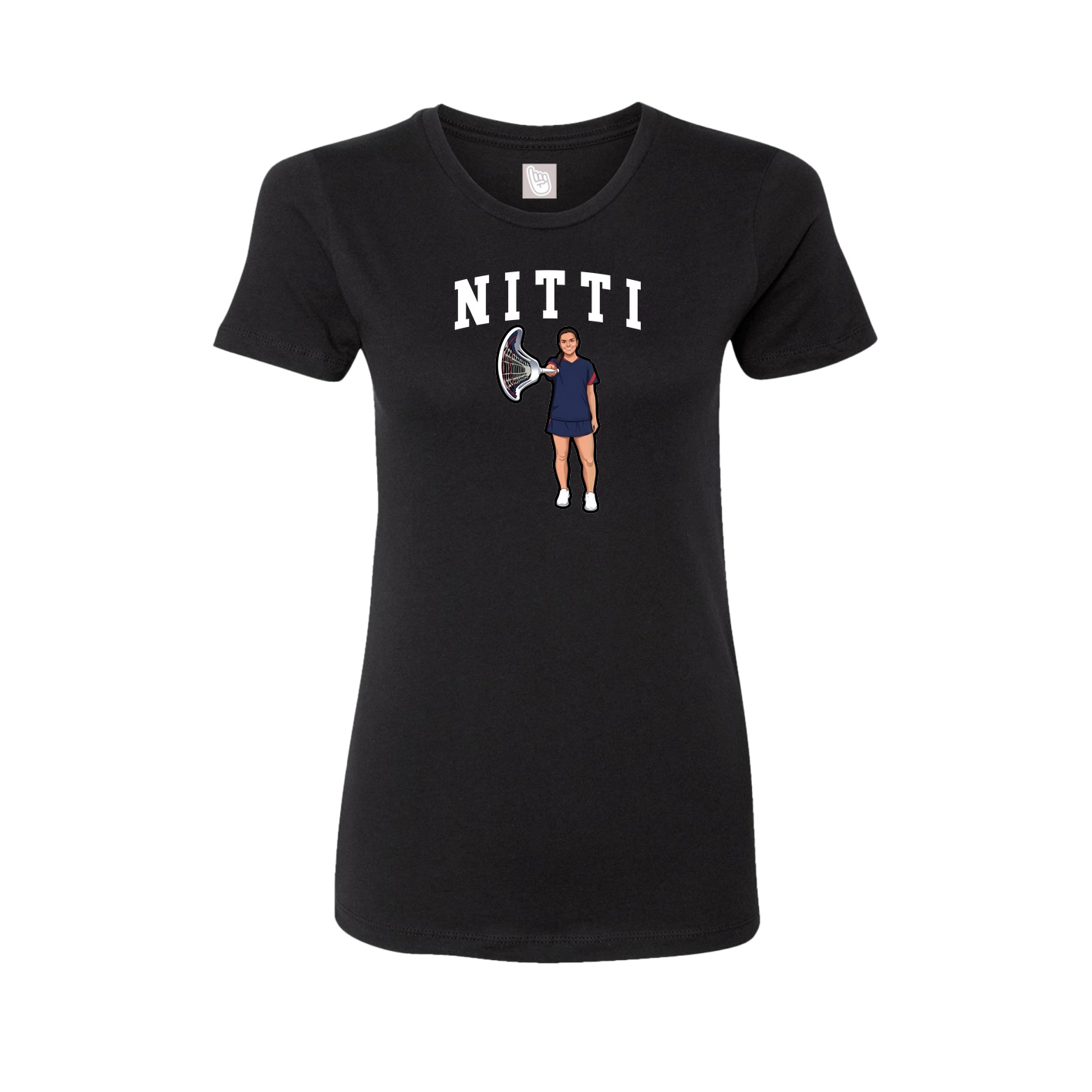 Fitted Women's Tee — Shirsey in Black