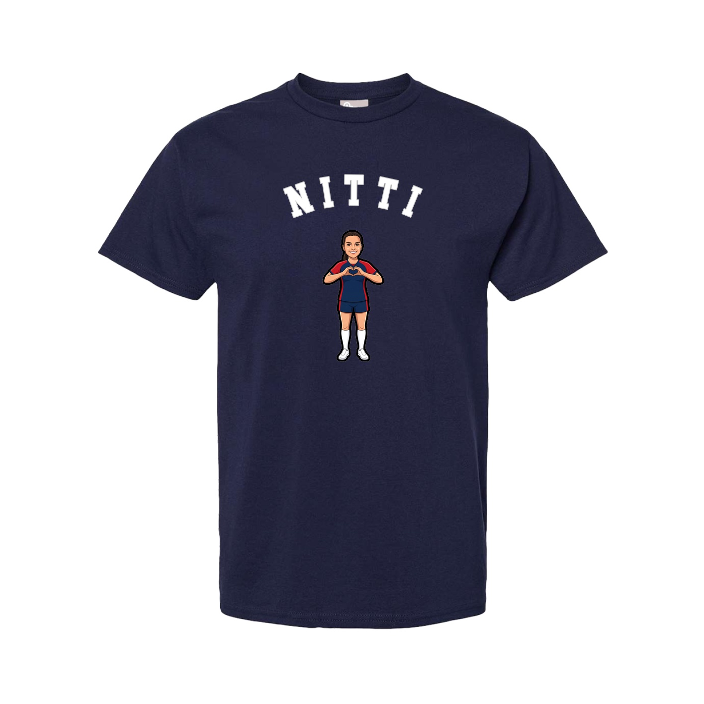 Youth Tee — Shirsey Arch in Navy