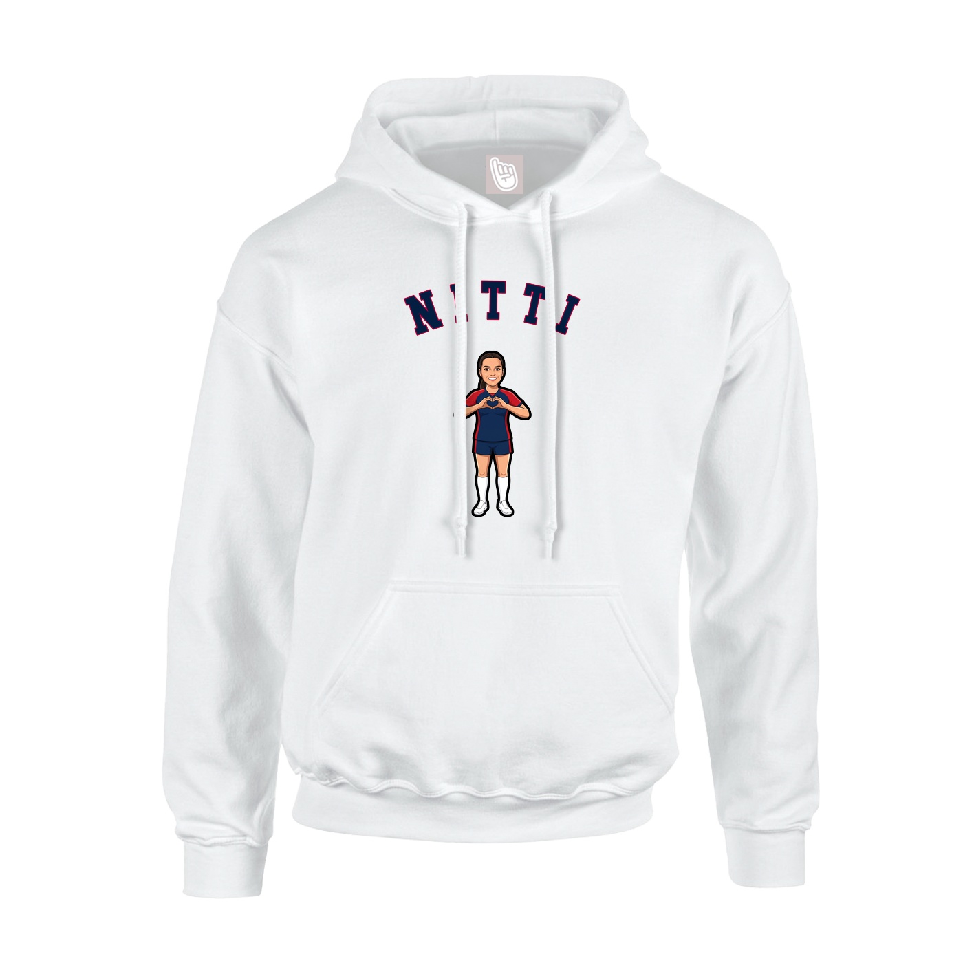 Youth Hoodie — Shirsey Arch in White