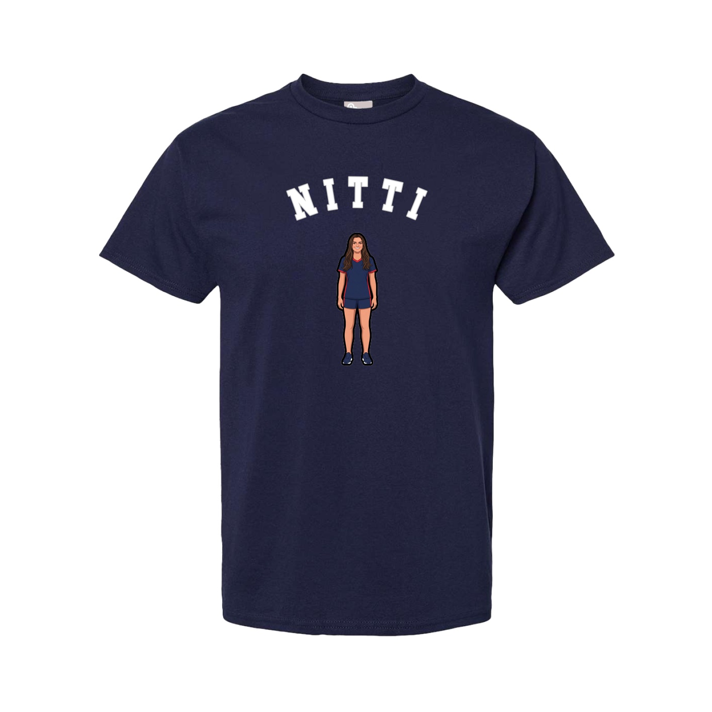 Youth Tee — Shirsey Arch in Navy