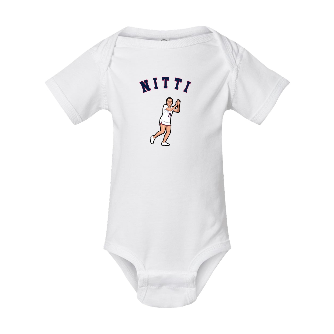 Baby Onesie — Shirsey Arch in White
