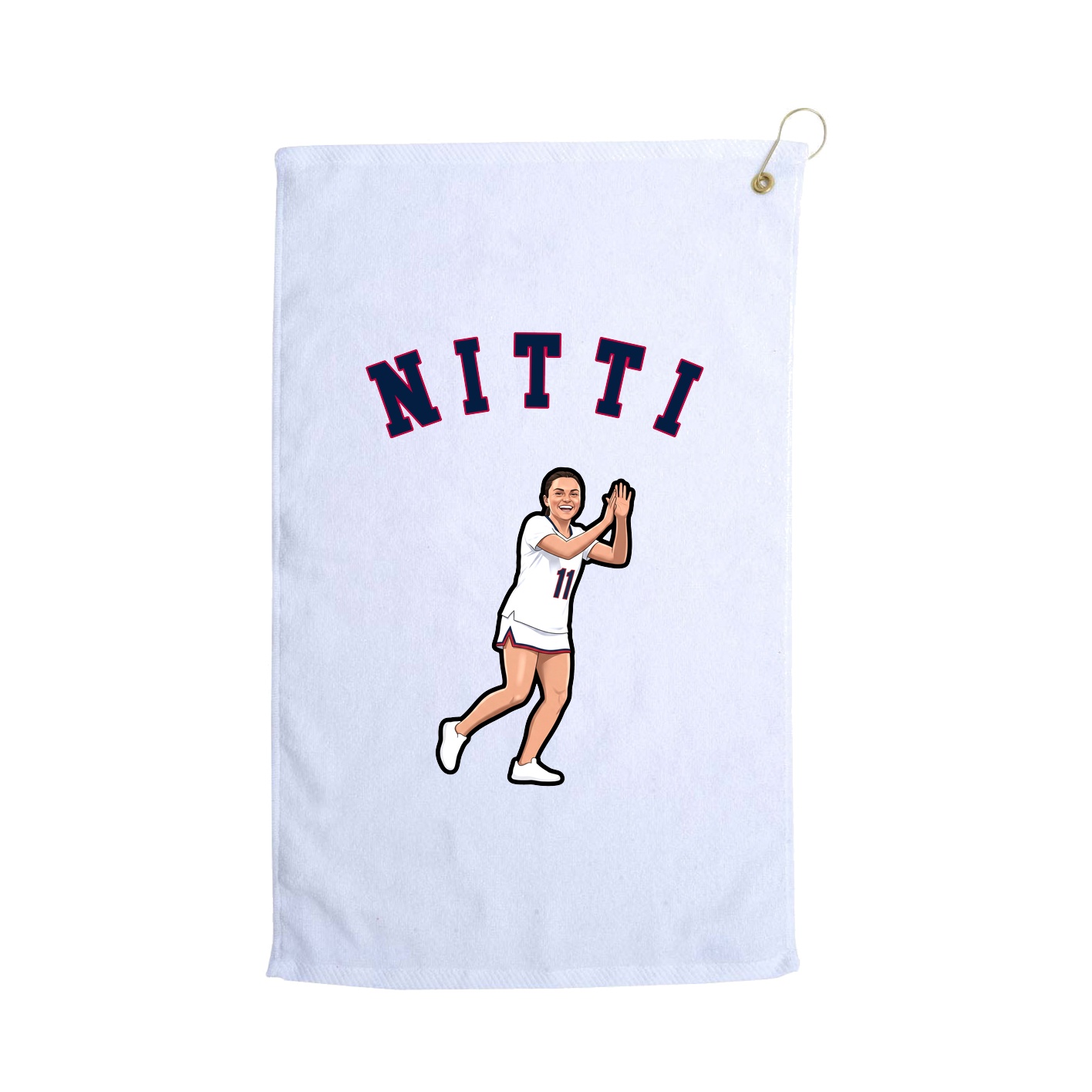 Golf Towel — Shirsey Arch in White