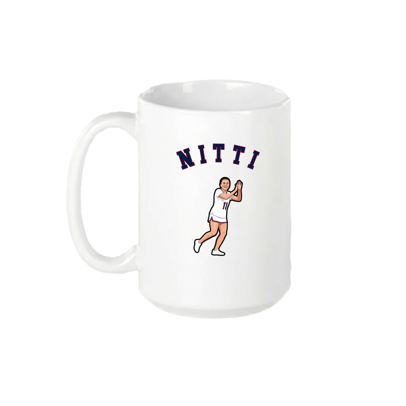 15oz Coffee Mug — Shirsey Arch in White