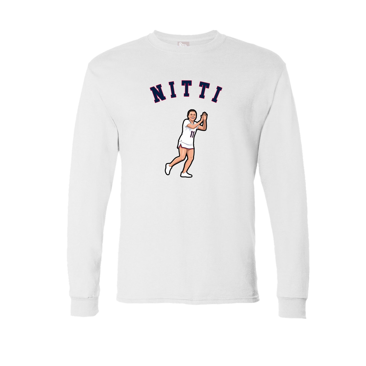 Long Sleeve Tee — Shirsey Arch in White