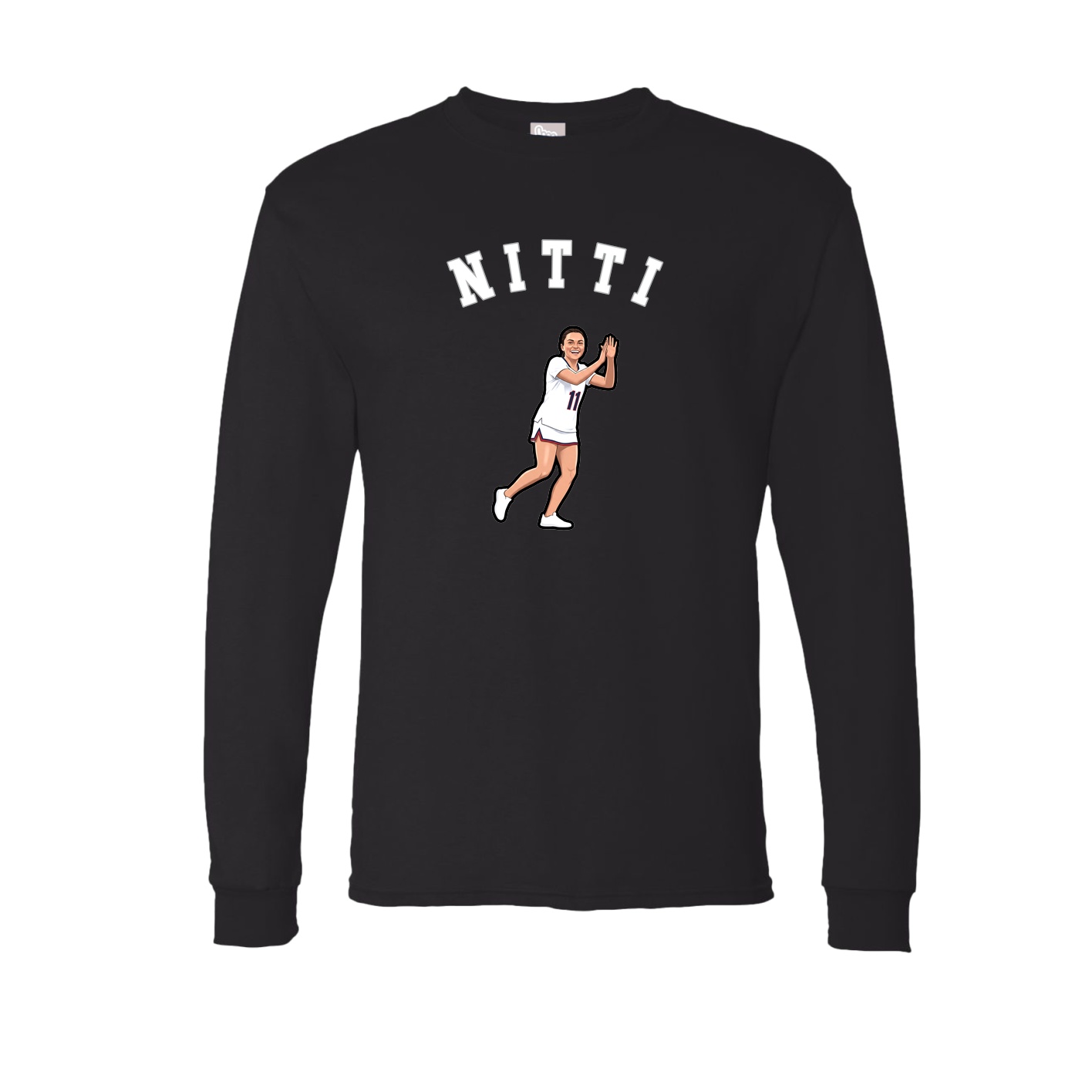 Long Sleeve Tee — Shirsey Arch in Black
