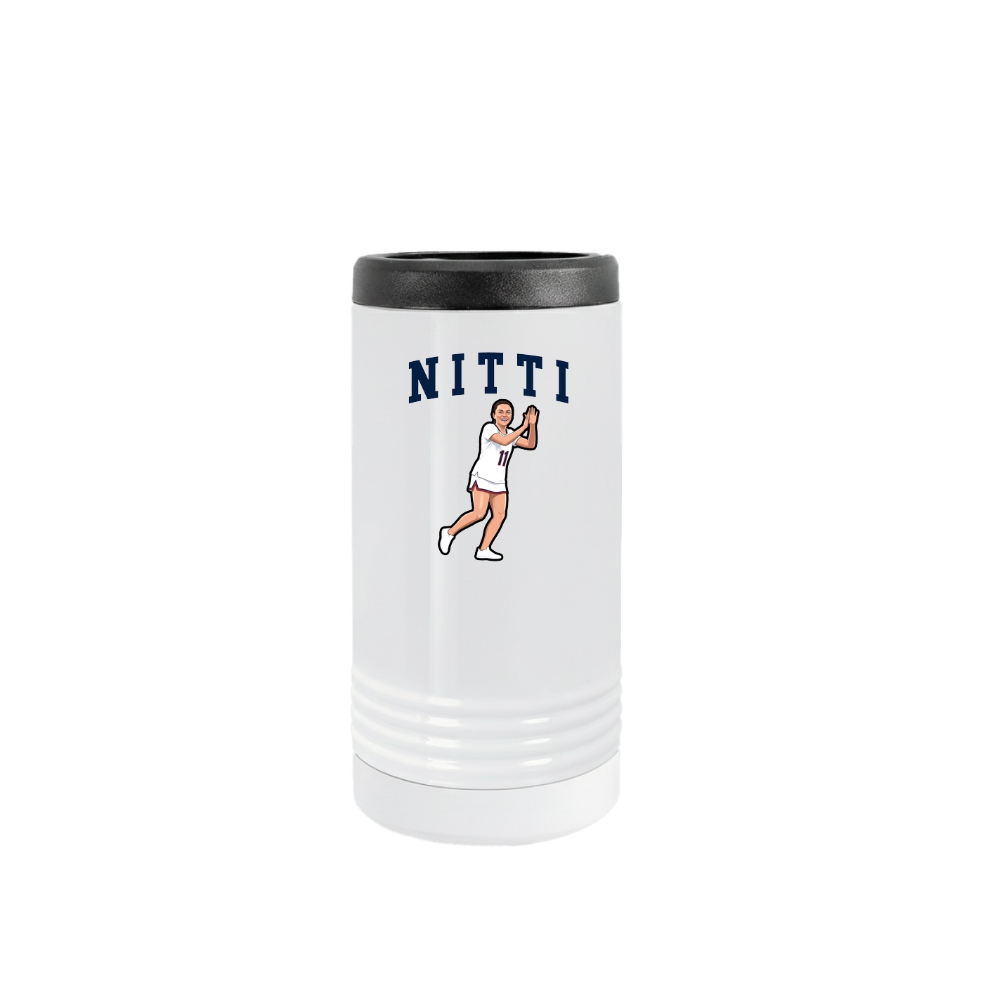 Slim Beverage Holder — Shirsey in White