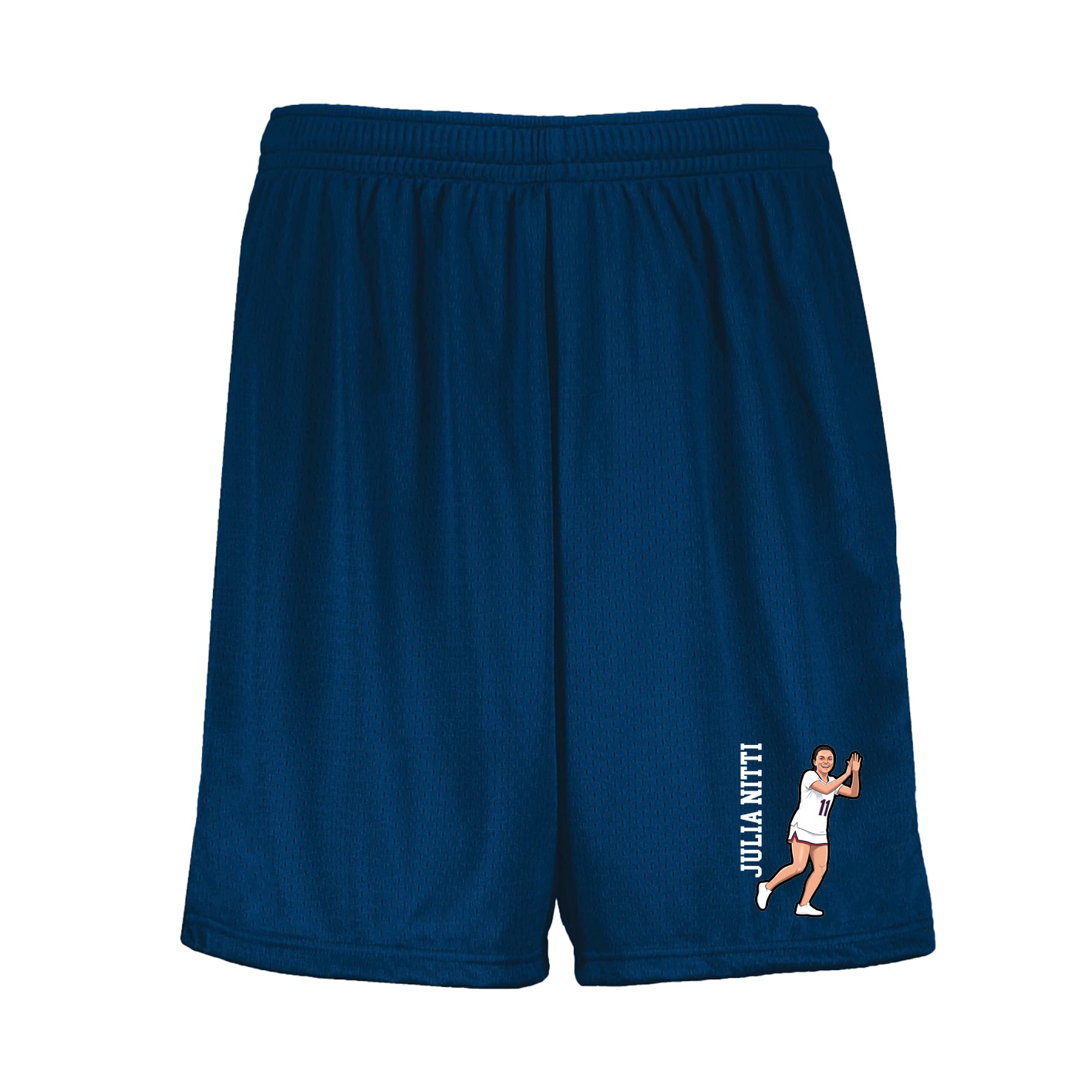 Shorts — Name Vertical in Navy