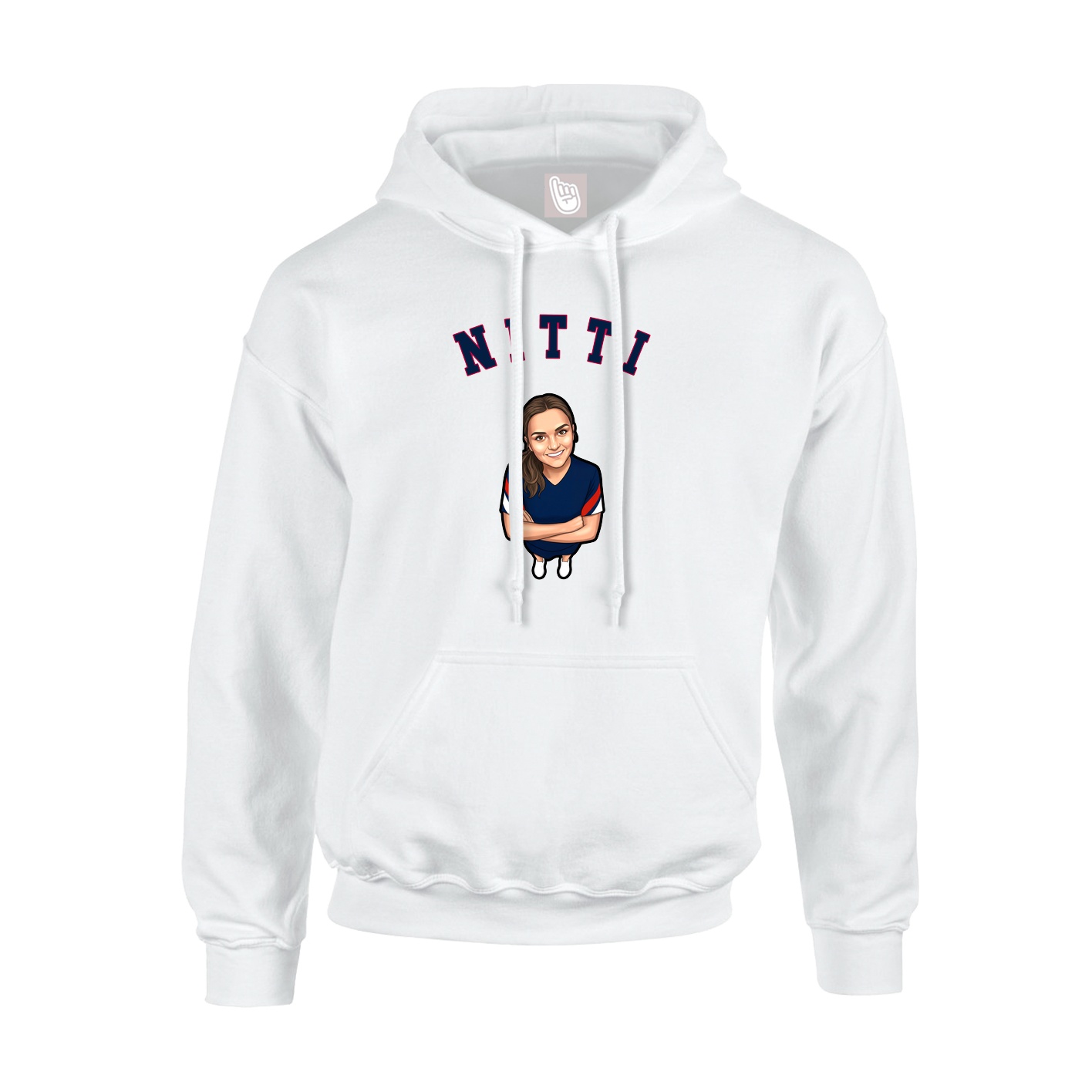 Youth Hoodie — Shirsey Arch in White