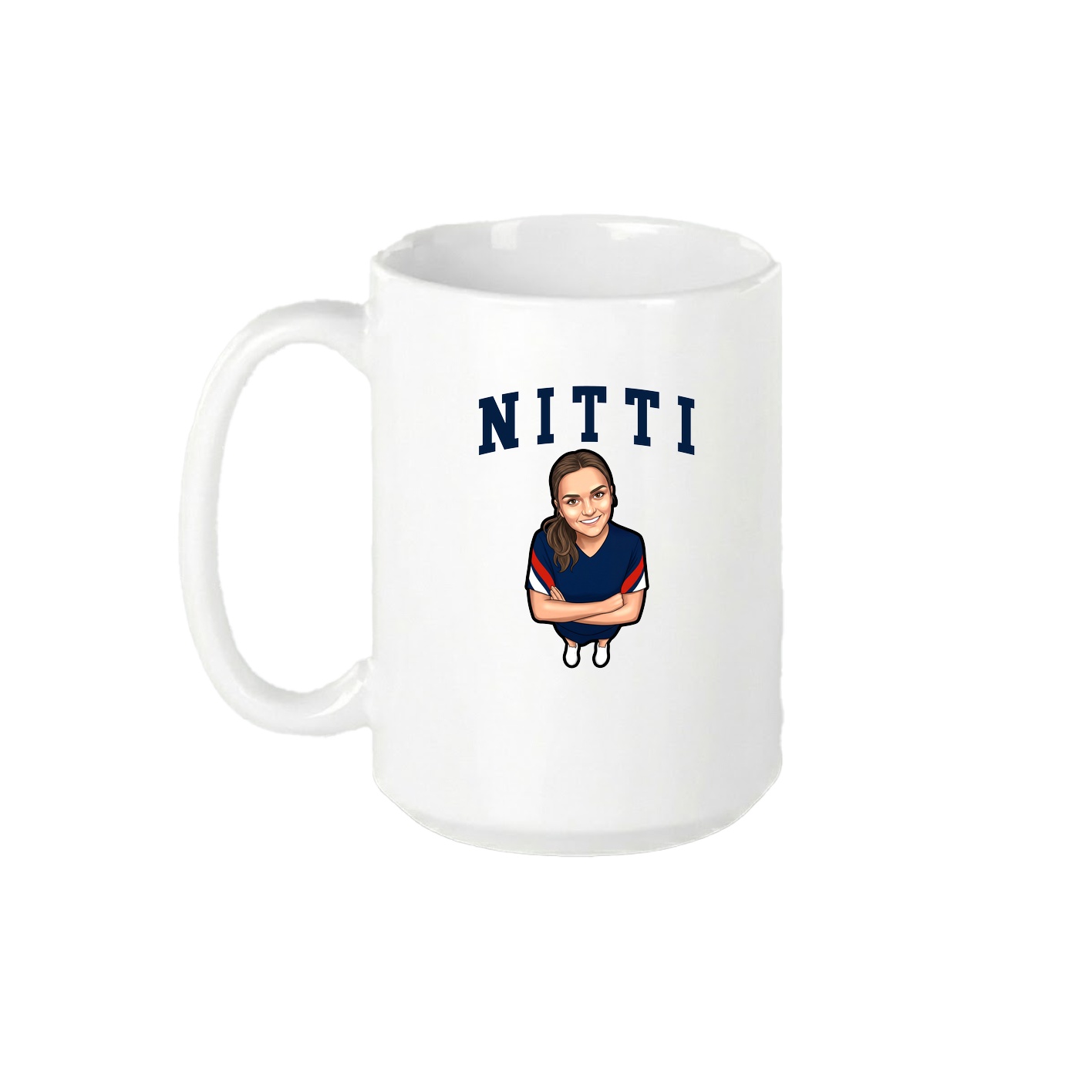 15oz Coffee Mug — Shirsey in White