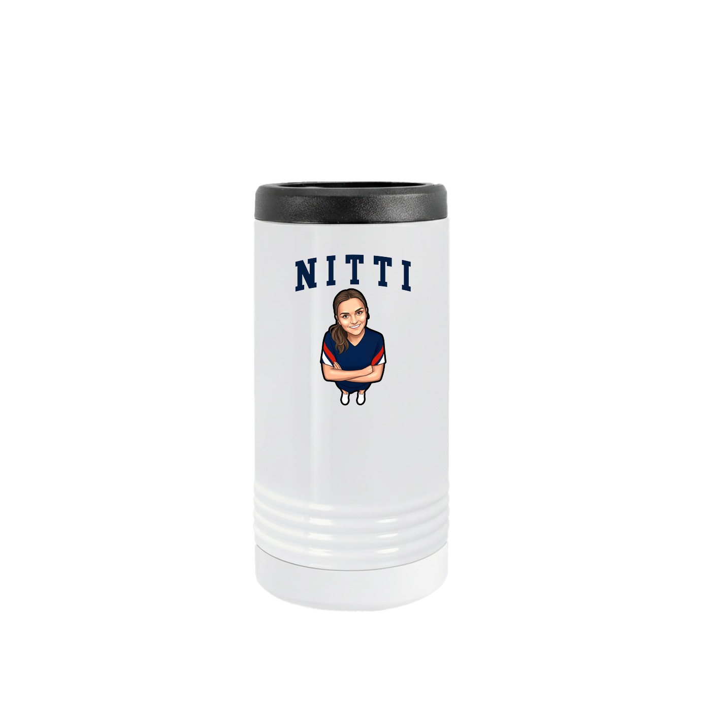 Slim Beverage Holder — Shirsey in White