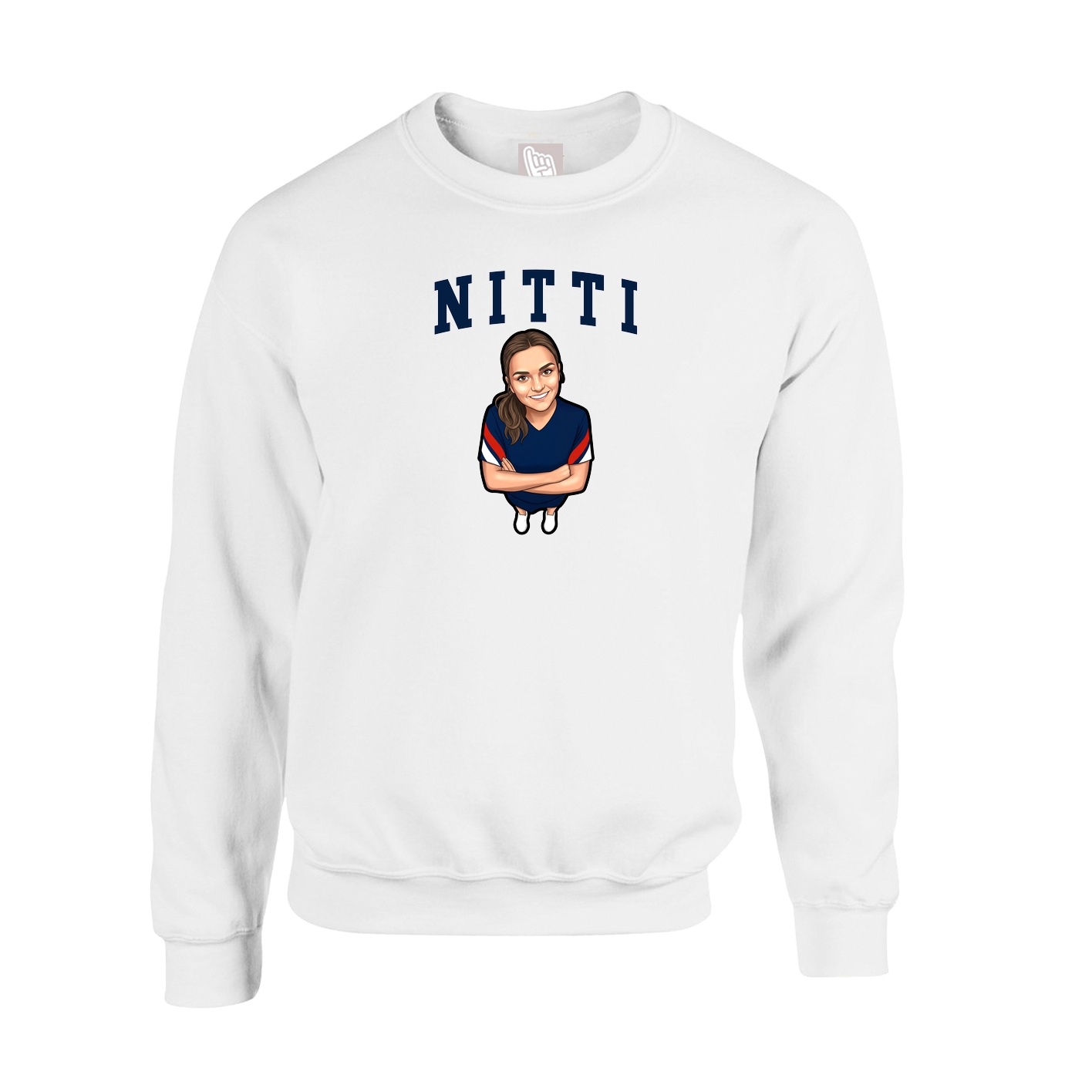 Fleece Crew — Shirsey in White