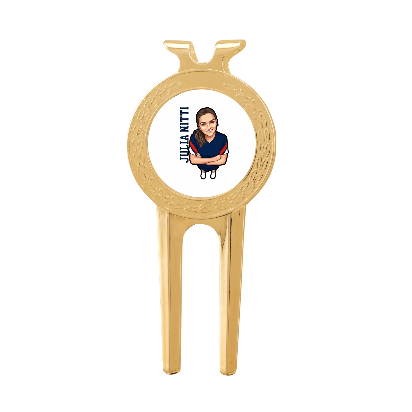 Divot Tool with Ball Marker — Name Vertical in Classic