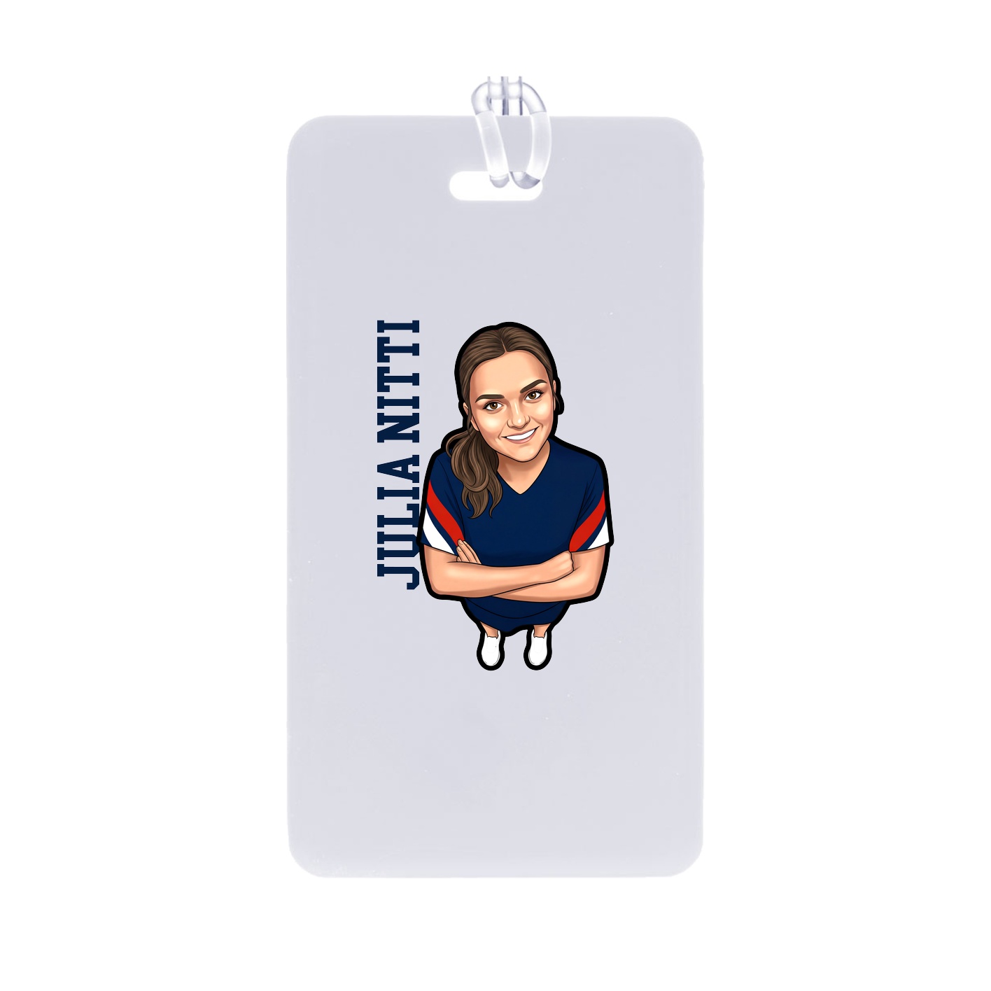 Bag Tag — Name Vertical in Classic