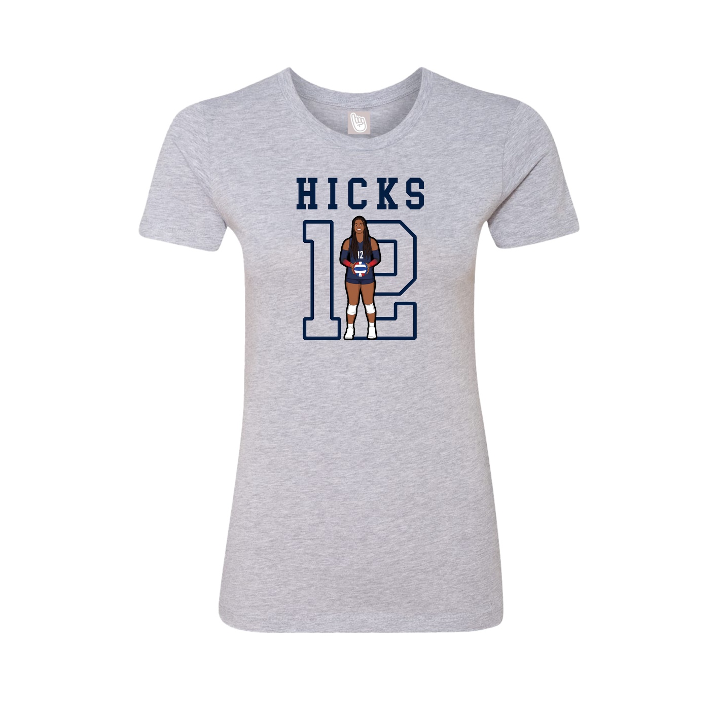 Fitted Women's Tee — Shirsey in Grey