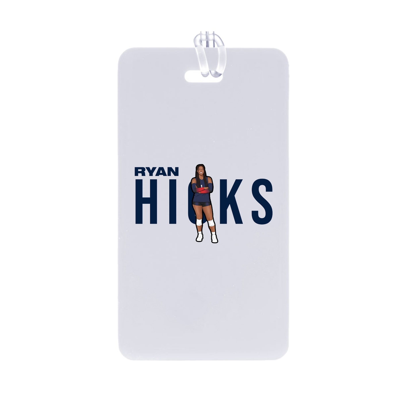 Bag Tag — Player Name in Classic