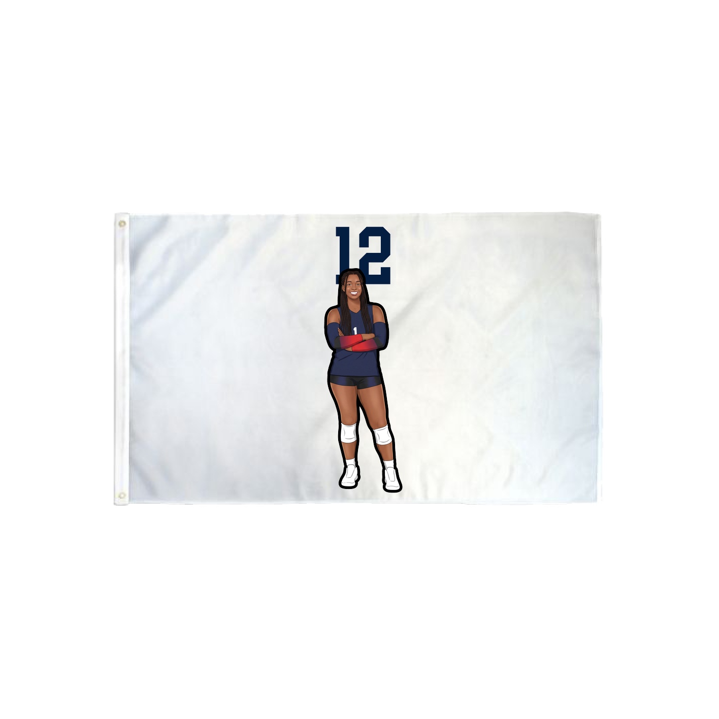 3x5 Flag — Number Top in Classic
