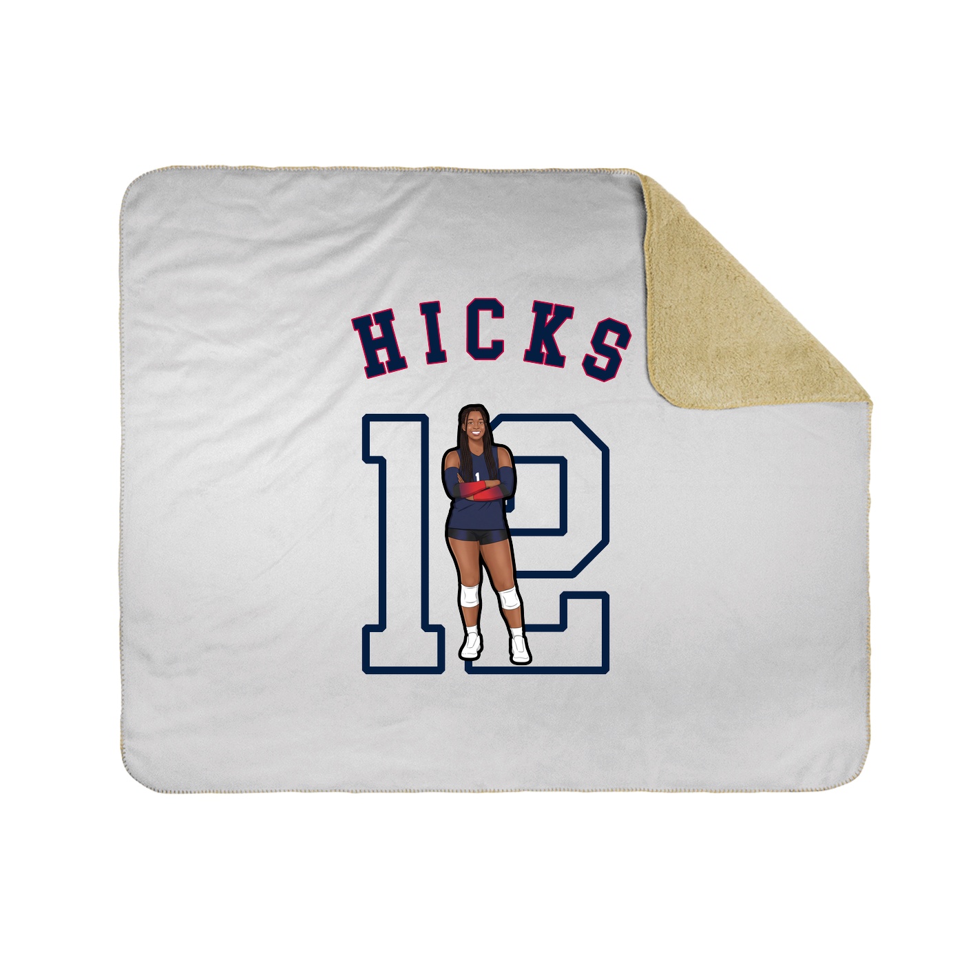 Throw Blanket — Shirsey Arch in White