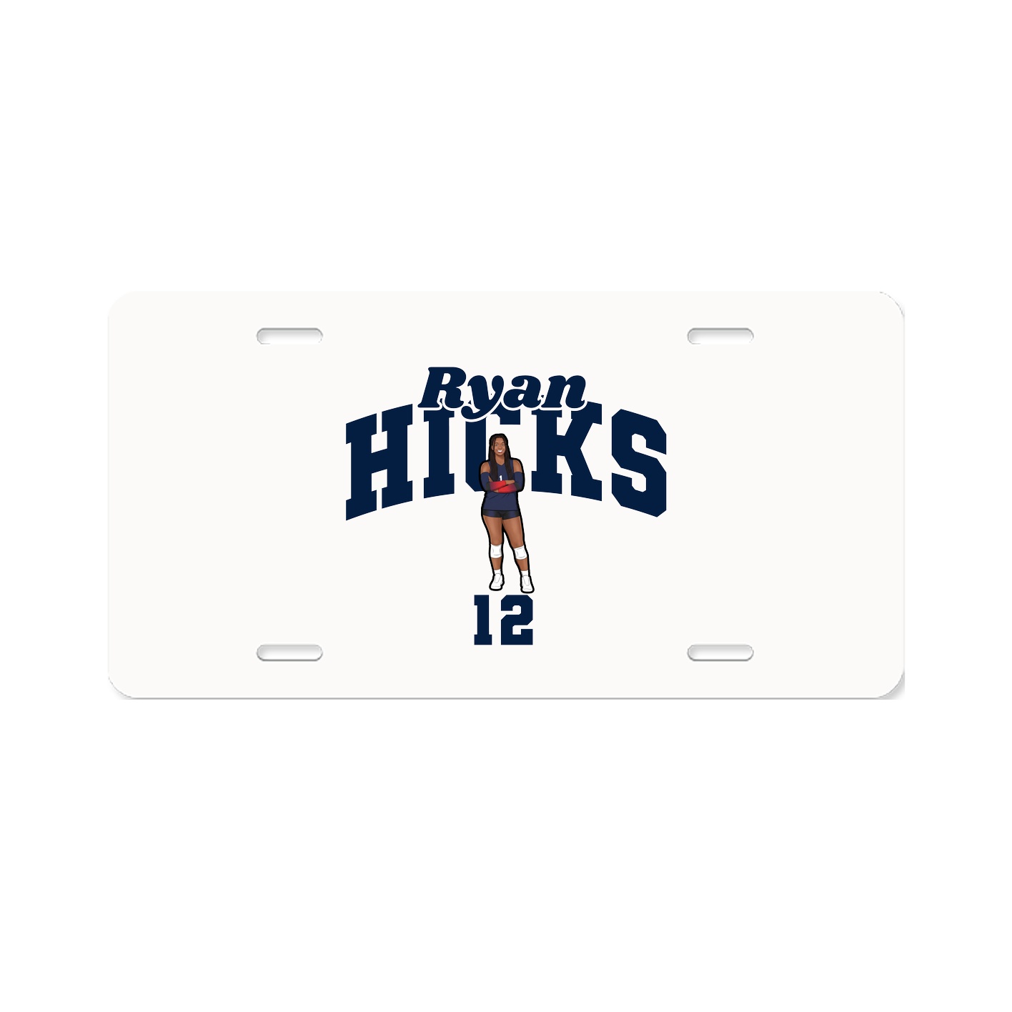 License Plate — Signature Arch in Classic