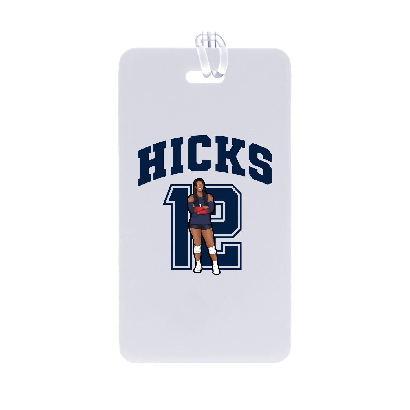 Bag Tag — Number in Classic