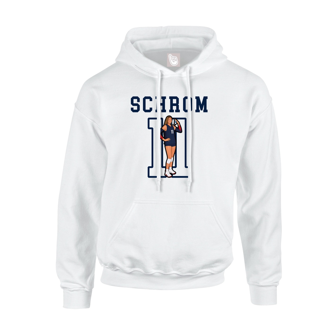 Youth Hoodie — Shirsey in White