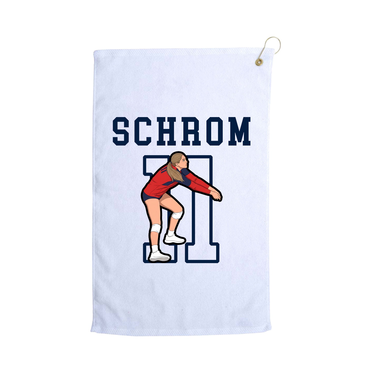 Golf Towel — Shirsey in White