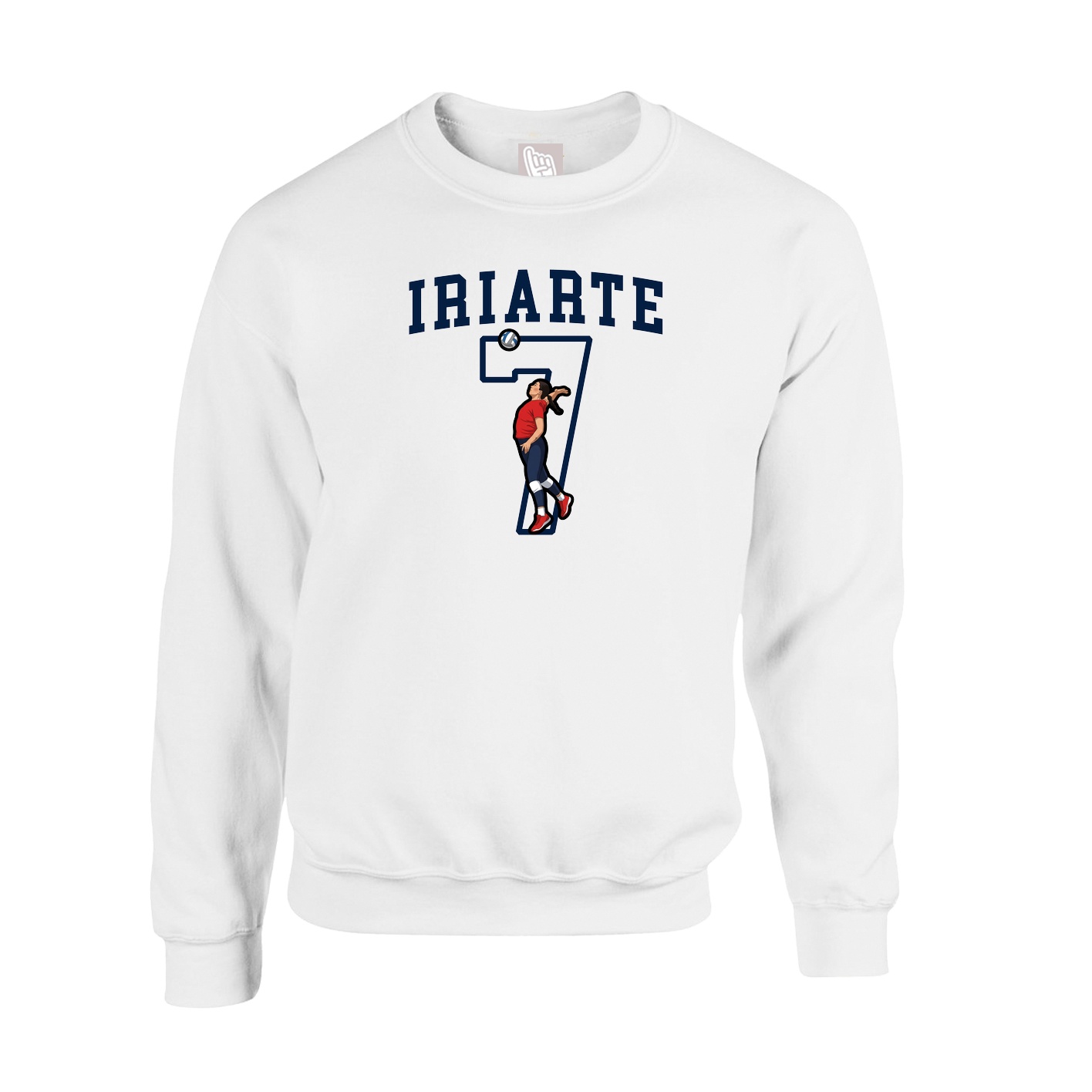 Fleece Crew — Shirsey in White